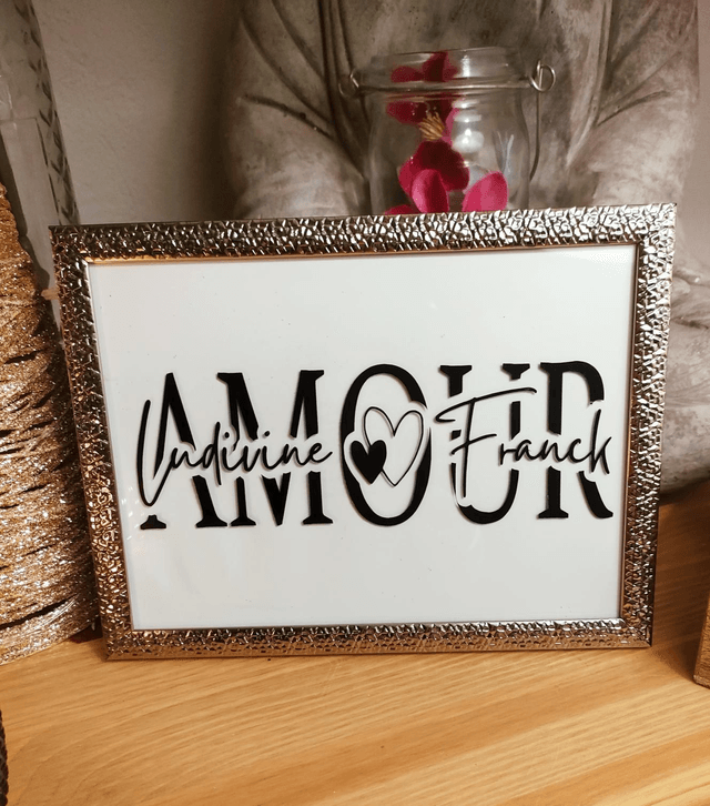 Cadre "Amour" (petit format)