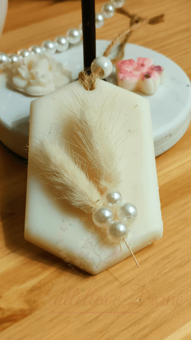 Suspension &quot;Fleur de coton&quot;
