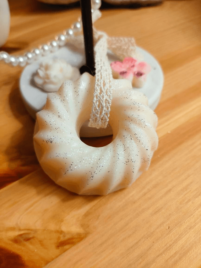 Suspension &quot;Bonbon cerise &amp; fraise&quot;