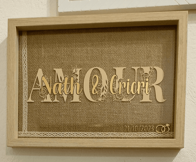 Cadre &quot;Amour&quot; (grand format)